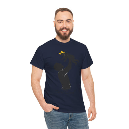 Dad Silhouette T‑Shirt – 'Girl Dad' Father & Daughter Tee