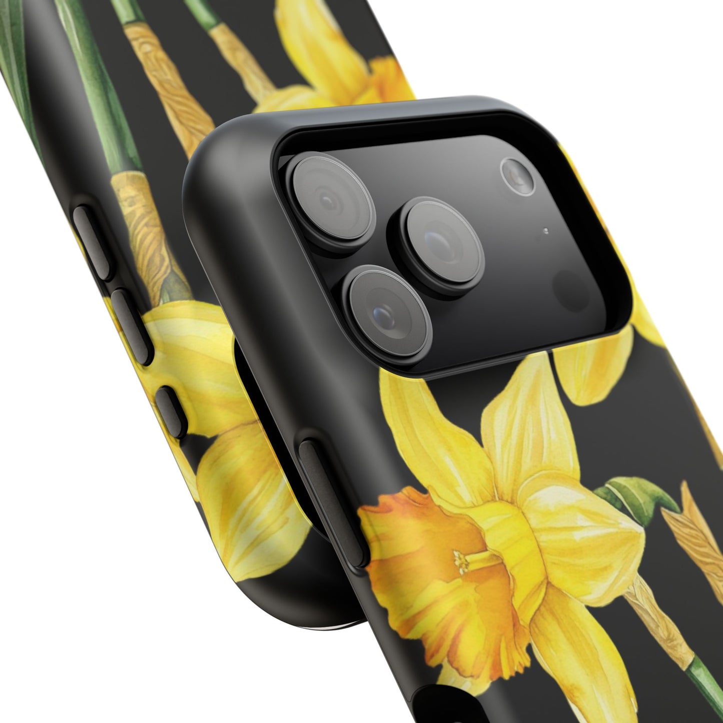 Cell Phone Cases, Daffodil March Birth Flower Impact Resistant Protective Cover, Phone Accessories, Floral Tech Gear, Birthday Gift