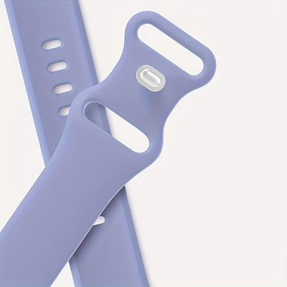 8/15pcs Soft Silicone for Apple Watch Bands - Waterproof Sport Watch Straps for Men And Women - Compatible with 40mm 41mm 38mm 45mm 44mm 42mm for iWatch SE Series 10 9 8 7 6 5 4 3 2, Durable Replacement Wristbands with Comfor