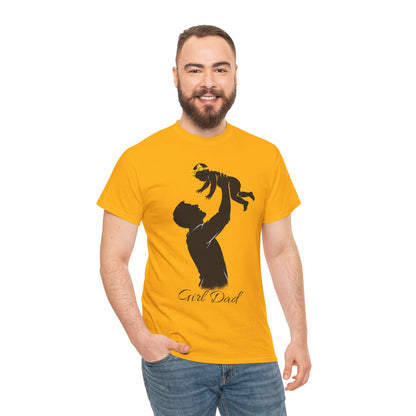 Dad Silhouette T‑Shirt – 'Girl Dad' Father & Daughter Tee