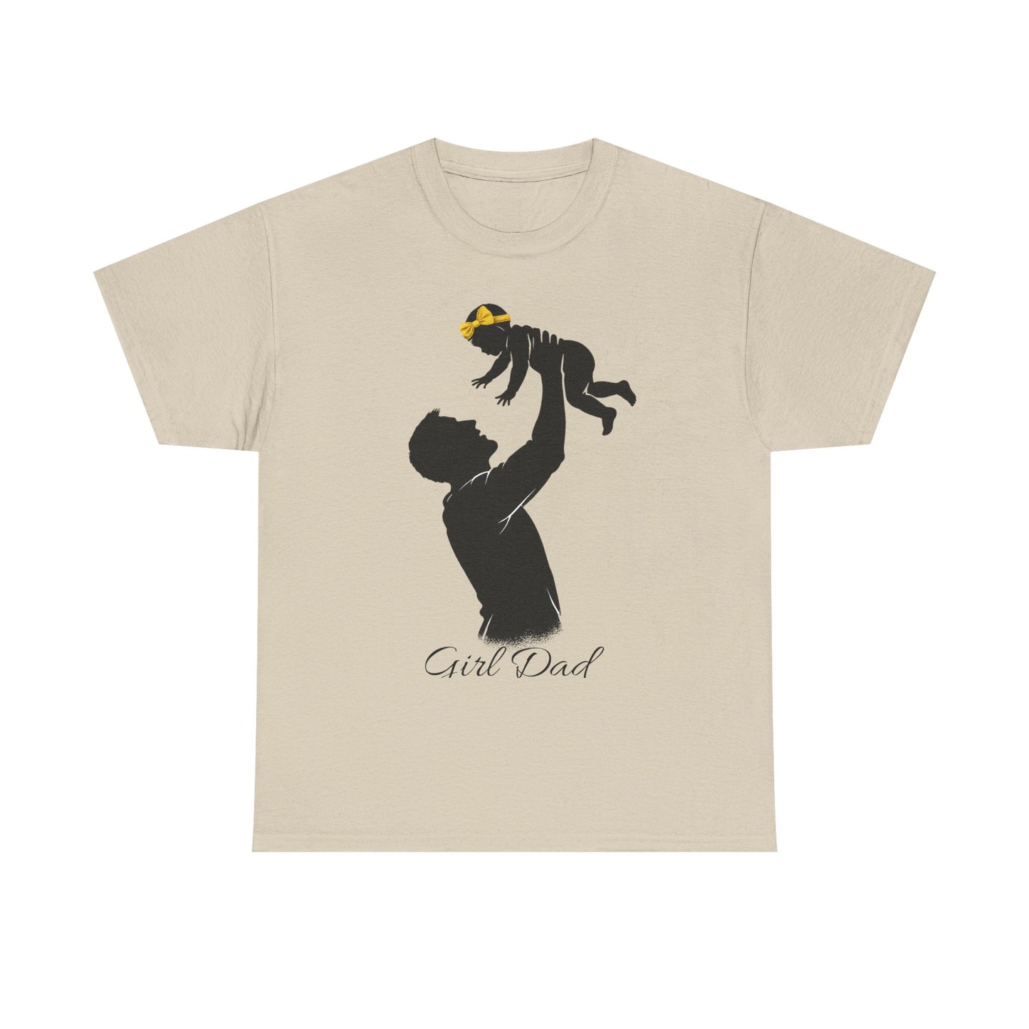 Dad Silhouette T‑Shirt – 'Girl Dad' Father & Daughter Tee