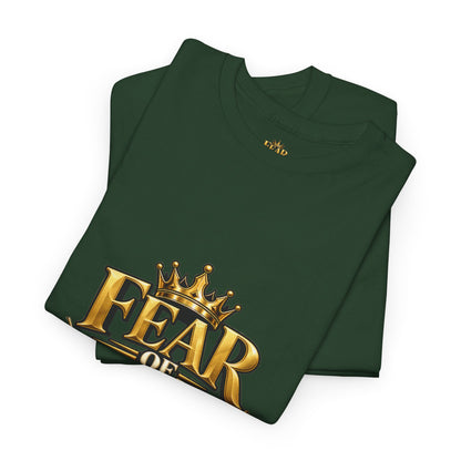 Fear of God crown logo Tee | Religious Christian faith shirt