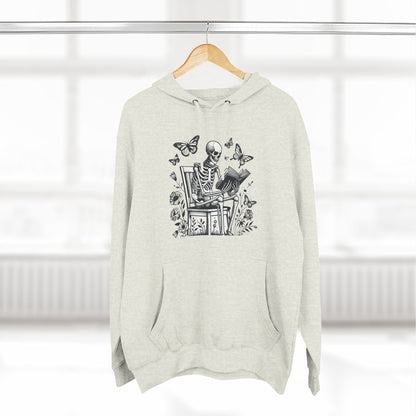 SkeletonHoodie - Perfect for Book Lovers, Readers, Unisex Sweatshirt, Relaxed Everyday Wear
