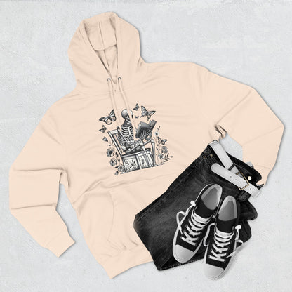 SkeletonHoodie - Perfect for Book Lovers, Readers, Unisex Sweatshirt, Relaxed Everyday Wear