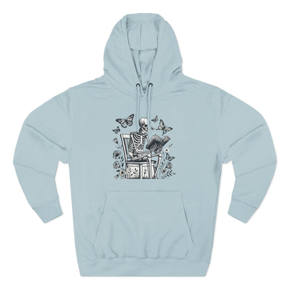SkeletonHoodie - Perfect for Book Lovers, Readers, Unisex Sweatshirt, Relaxed Everyday Wear
