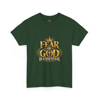 Fear of God crown logo Tee | Religious Christian faith shirt