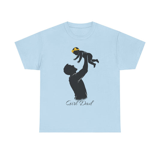 Dad Silhouette T‑Shirt – 'Girl Dad' Father & Daughter Tee