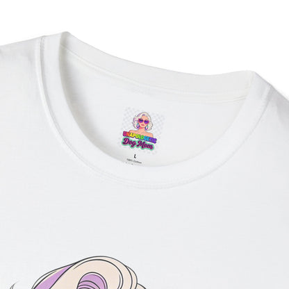Unapologetic Dog Mom T-Shirt —  Pop Art Graphic Tee for Proud Dog Lovers