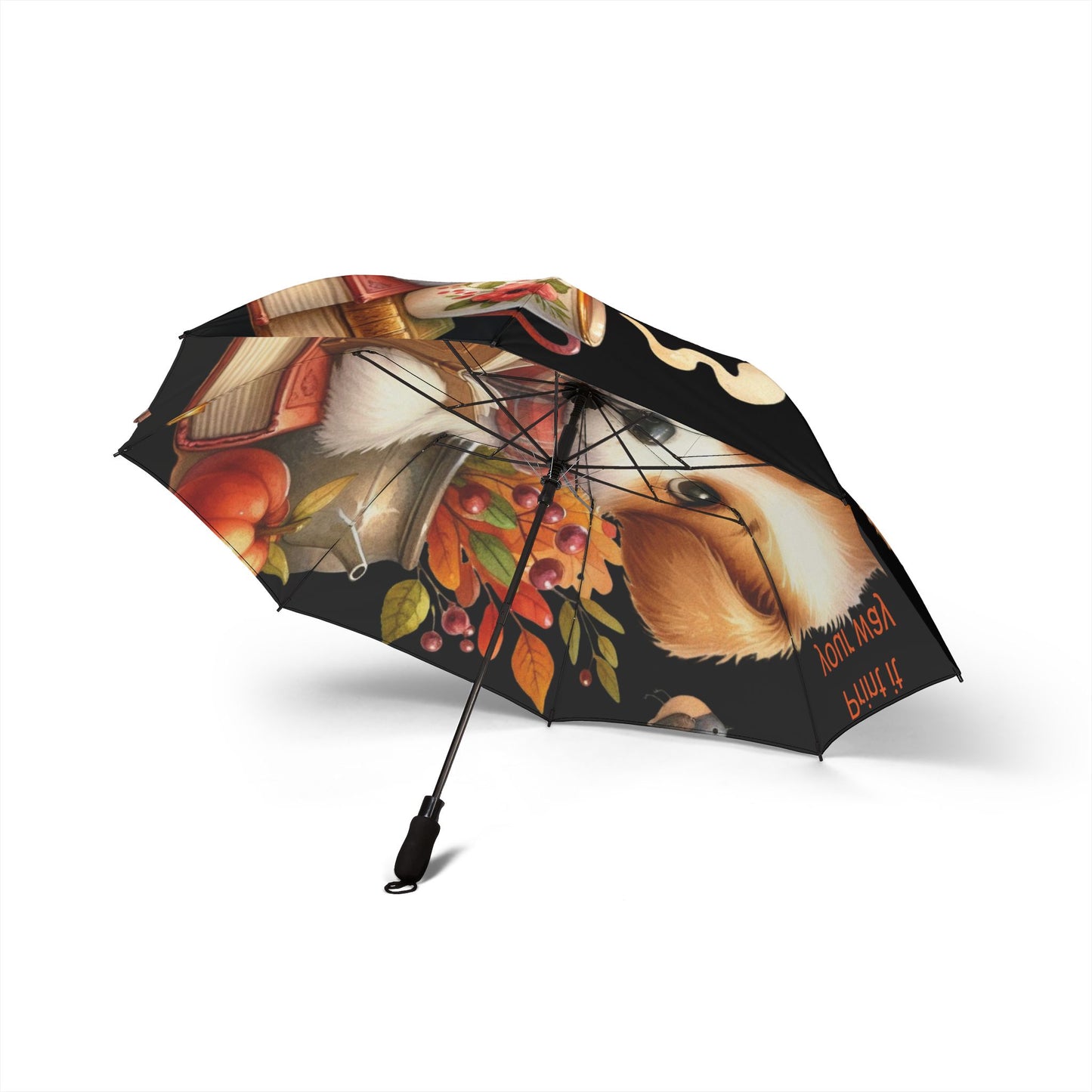 Cozy Canine Umbrella, Cute Dog Umbrella, Weatherproof Pet Umbrella, Gifts for Dog Lovers, Rain Gear for Fall