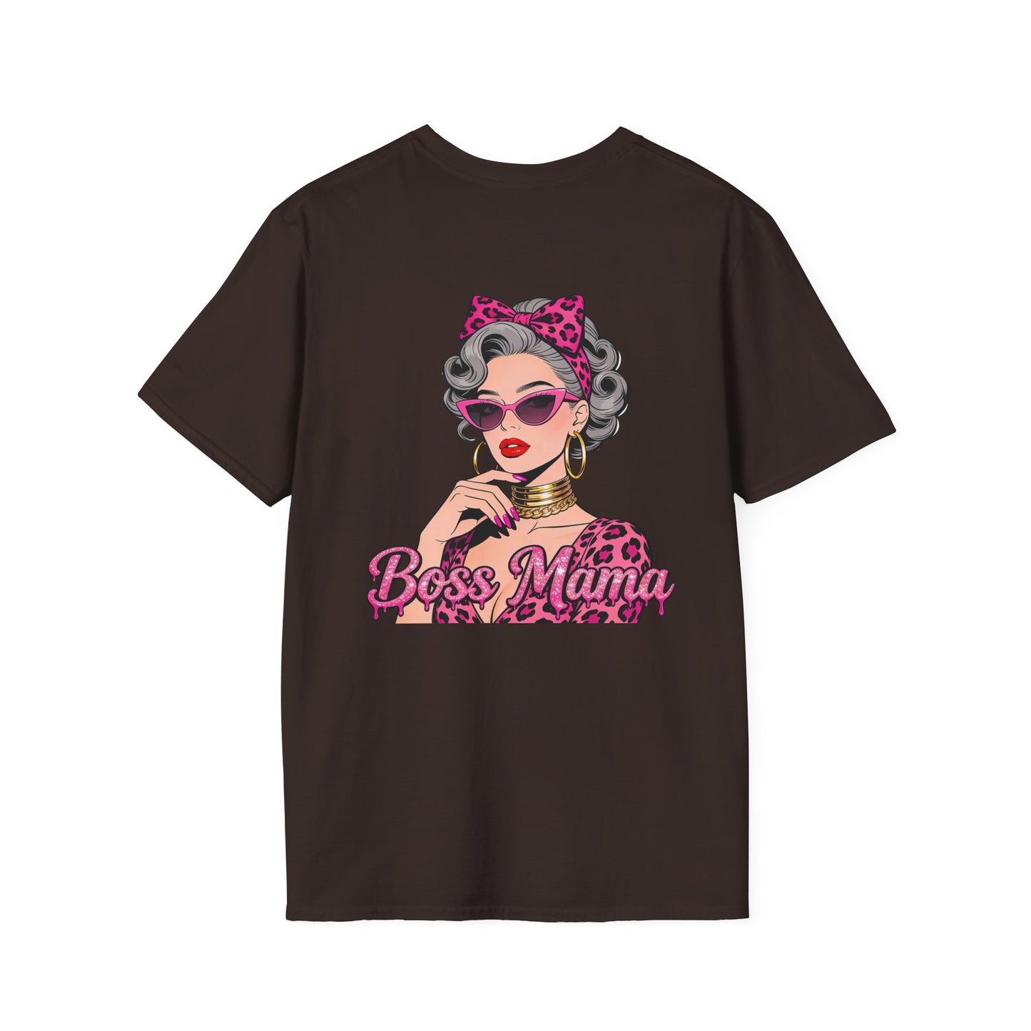 Boss Mama graphic T-Shirt | Retro Pinup Mom design