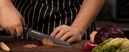 15-Piece Kitchen Knife Set with Block & Built-in Sharpener – Dishwasher Safe German Stainless Steel Knives