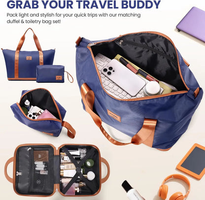 6 Piece Luggage Set Carry On ABS+PC Hard Shell Suitcase Travel Packing Box With Spinner Wheels & TSA Lock For Business Trip