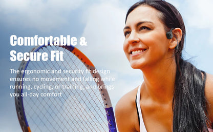 IPX8 Waterproof Headset With 32G TF Card V5.3 Bluetooth Headphones  Wireless AI Earphones  Headphones Headset for Sports