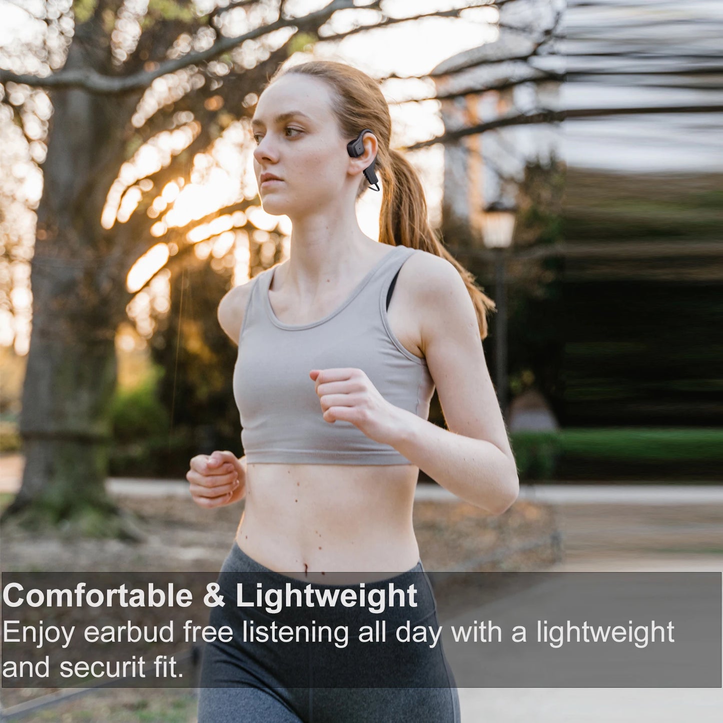 IPX8 Waterproof Headset With 32G TF Card V5.3 Bluetooth Headphones  Wireless AI Earphones  Headphones Headset for Sports