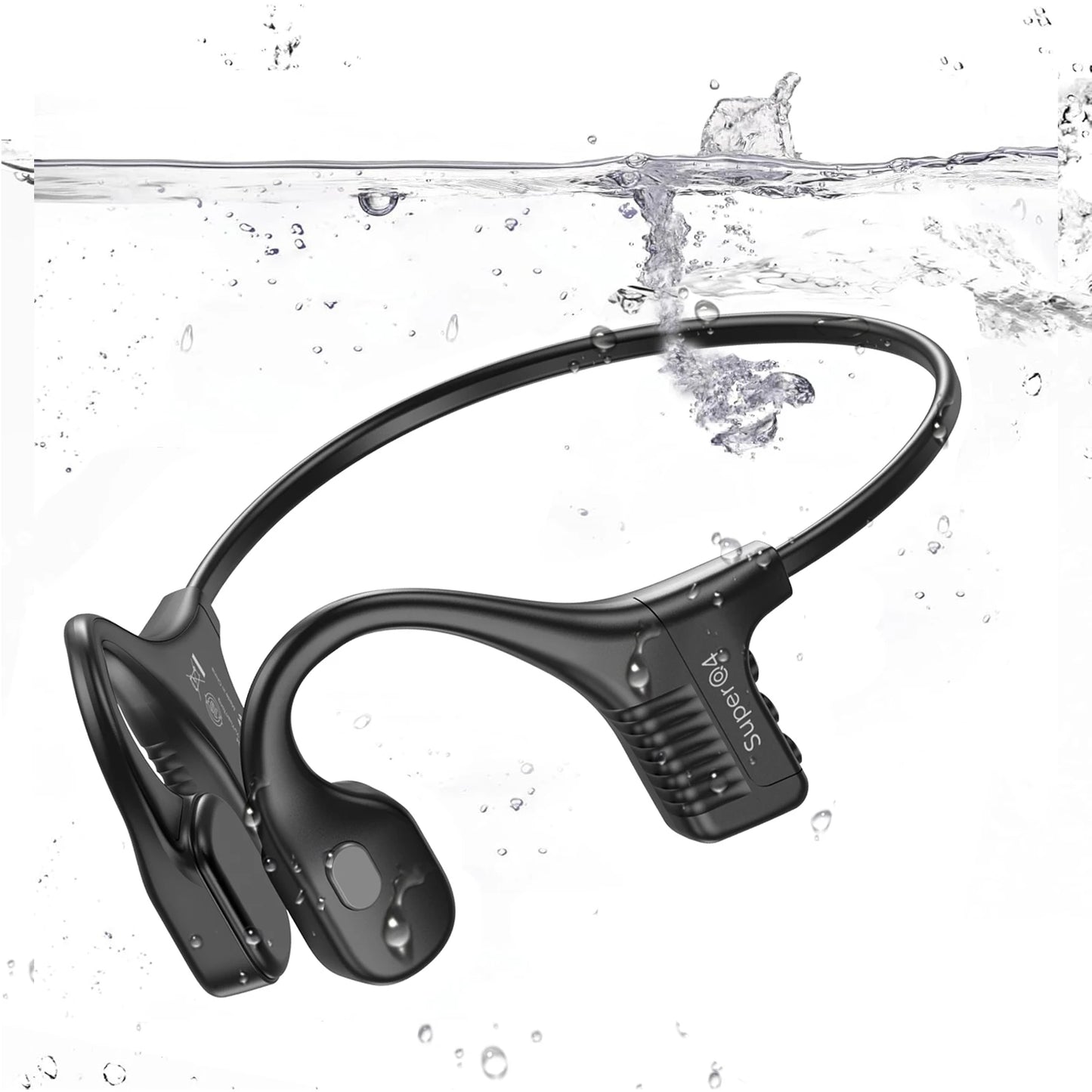 IPX8 Waterproof Headset With 32G TF Card V5.3 Bluetooth Headphones  Wireless AI Earphones  Headphones Headset for Sports