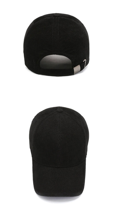 FS Army Green Yellow Winter Corduroy Caps For Men Luxury Brand Women Hat Warm Streetwear Hip Hop Baseball Cap Bone Masculino