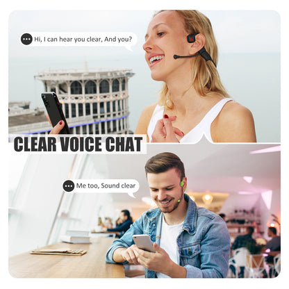 IPX8 Waterproof Headset With 32G TF Card V5.3 Bluetooth Headphones  Wireless AI Earphones  Headphones Headset for Sports