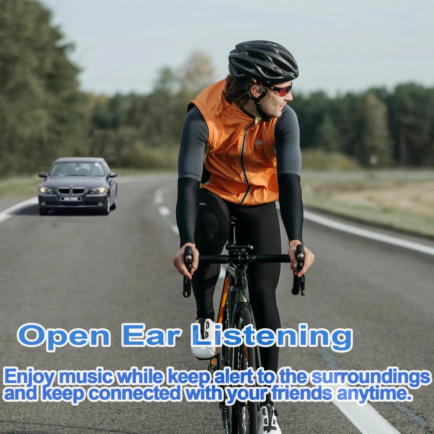 IPX8 Waterproof Headset With 32G TF Card V5.3 Bluetooth Headphones  Wireless AI Earphones  Headphones Headset for Sports