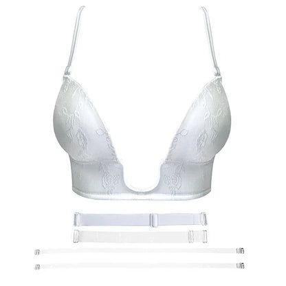 2025 Intimates Deep Plunge Women Bras Sexy Seamless Adjustable Convertible Straps Sutian Push Up Bra 70 75 80 85 90 95 A B C D E