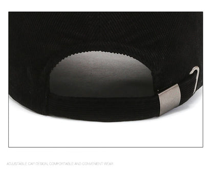 FS Army Green Yellow Winter Corduroy Caps For Men Luxury Brand Women Hat Warm Streetwear Hip Hop Baseball Cap Bone Masculino