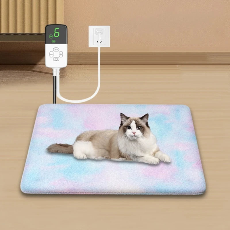 Adjustable Temperature Waterproof Pet Heating Pad Electric Blanket Winter Warmer Dog Mattress for Cats And Dogs US/EU