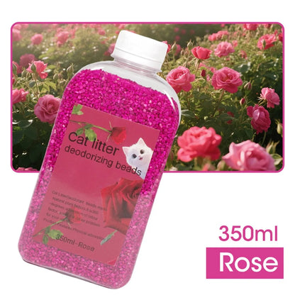 Cat Litter Deodorizer Beads - Eliminate Bad Smell, Safe for Cats & Kittens - Sprinkle & Go! | Non-Toxic