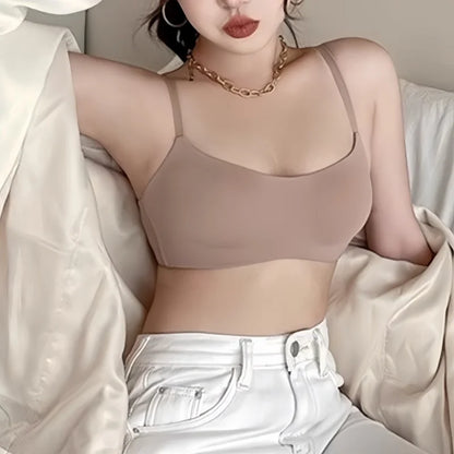 Seamless Bras For Women Small Chest 1/2 Cup Push Up Bra Non-Wire Bra Women Support Underwear Sexy Lingerie Female Intimates