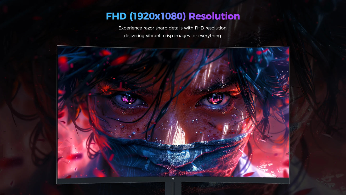 KTC 32inch H32S17C Curved Gaming Monitor,16:9Aspect Ratio,1920x1080@180HzResolution,16.7M 8Bit,32 Inch,180Hz Refresh Rate