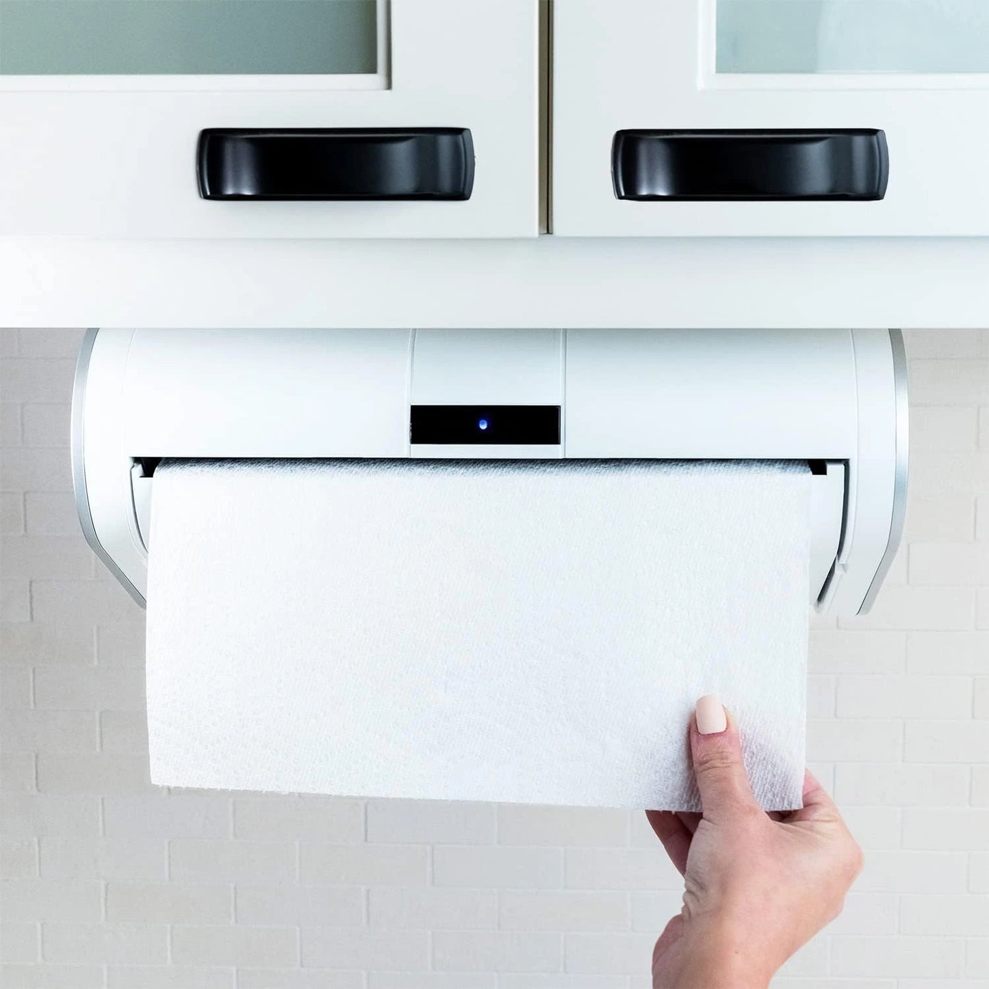 Automatic Paper Towel Dispenser. Touchless Technology.Works with Most Paper Towel Brands.Dispenses The Number of Sheets You Need