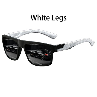 Fashion Square Vintage  Sunglasses Men Women Retro Driving Fishing Luxury Brand Designer Sun Glasses  Eyewear
