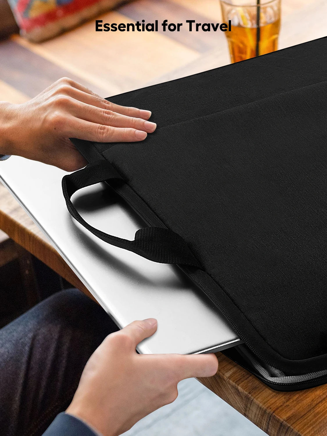 UPERFECT 22 Inch Laptop Sleeve Case for 21.5" - 22" Portable Gaming Monitor HP Dell Lenovo Notebook Carrying Waterproof Bag