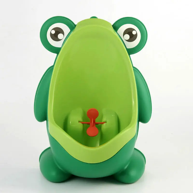 Baby Boys Standing Potty Cartoon Frog Shape Wall-Mounted Urinals Toilet Training Stand Vertical Urinal Potty Pee Infant Toddler
