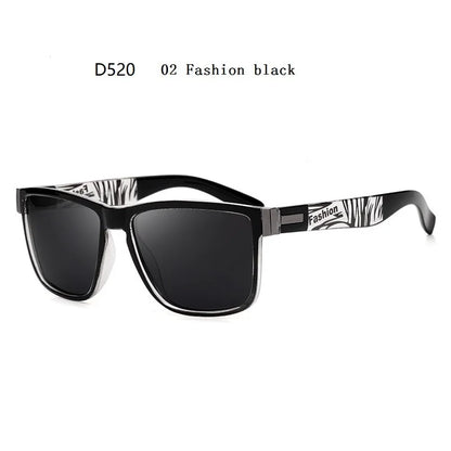Fashion Square Vintage  Sunglasses Men Women Retro Driving Fishing Luxury Brand Designer Sun Glasses  Eyewear