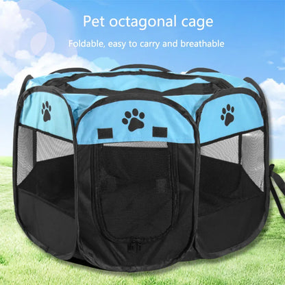 Pet nest pet dog cat delivery room foldable cat nest pet fence tent octagonal cage pet supplies
