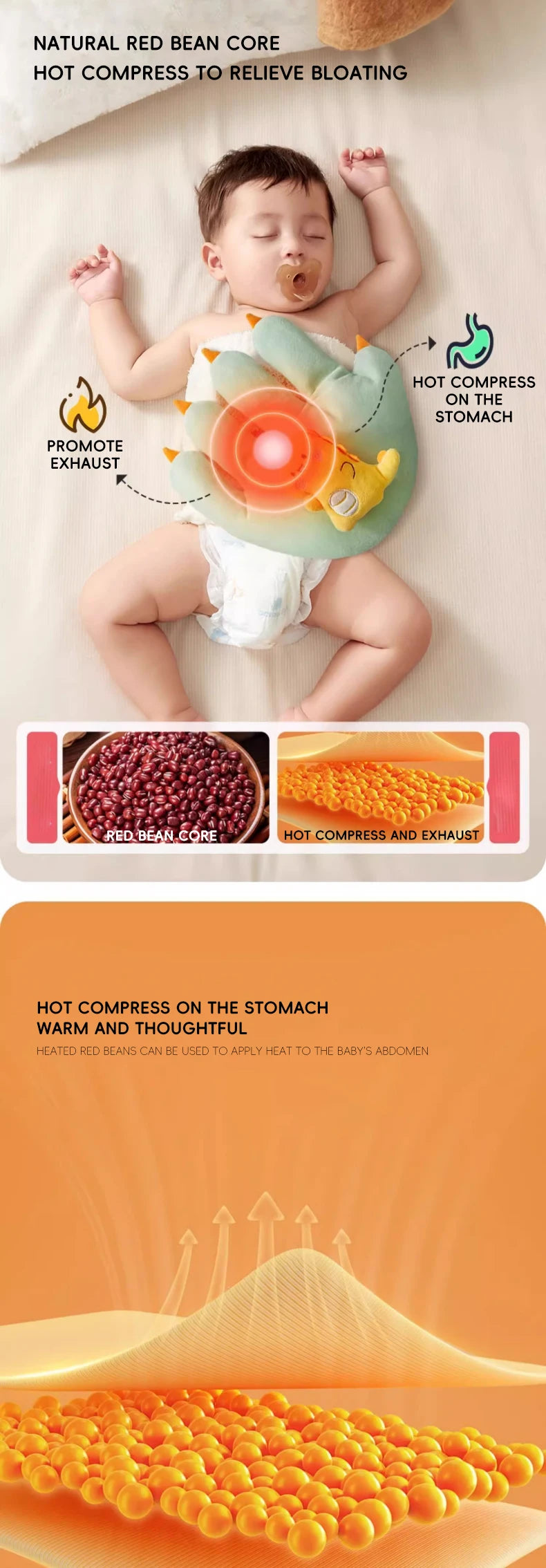 AIBEDILA Soothing Baby Sleep Aid Pillow Babies Soothing Palms Baby Sleep Aid Infant Calming Remote Control Hand Palms Toddler