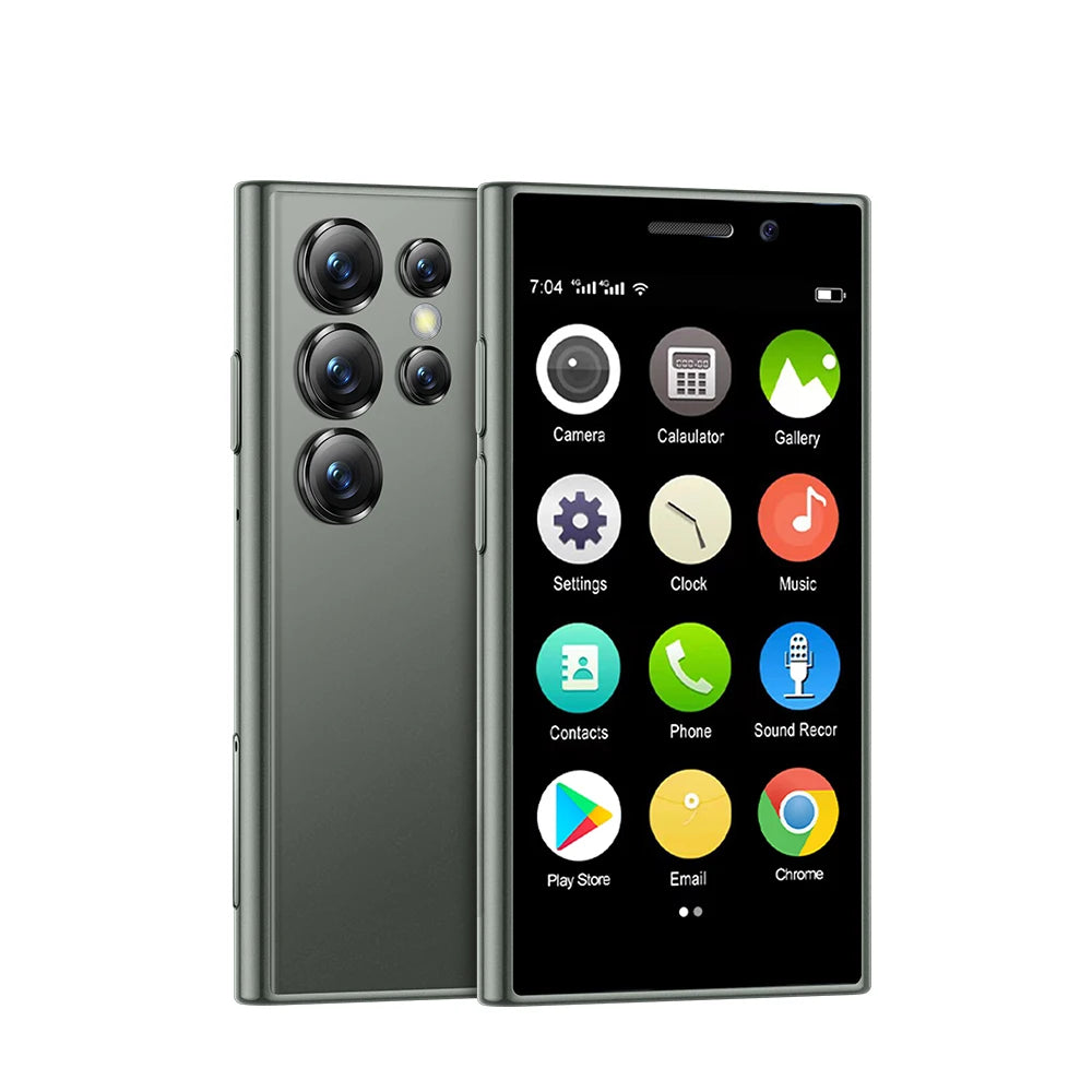 SERVO S24 Mini Pocket Smartphone 2GB 16GB 4G Netcom Android Native System MT6737 WIFI Hotspot Small Palm Smart Phones New Update