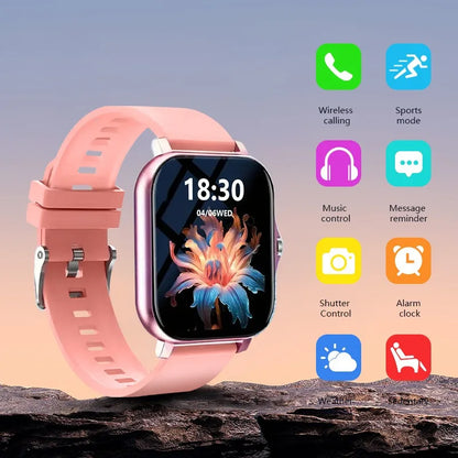 Smart Watch 1.83-inch Full-touch-screen Sports Fitness Watch Is Equipped with Call Function, Pedometer Calculator, Sports Mode
