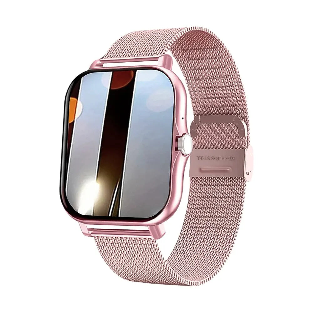 Smart watch for android phone.1.44 inch color screen full touch bluetooth call smart watch magnetic charging