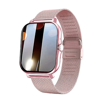 Smart watch for android phone.1.44 inch color screen full touch bluetooth call smart watch magnetic charging