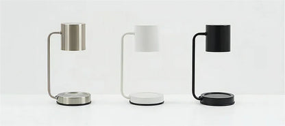 Simple  Table Lamp Dimmable Candle Warmer Lamp Metal Wax Burner Retro Melting Wax Lamp 220V Fragrance Light Desk Decor Lighting