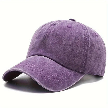 Men Women Unisex Baseball Cap Adjustable Solid Color Casual Hat Stretchy Fabric for Sports Secure Drawstring Closure Dad Hat
