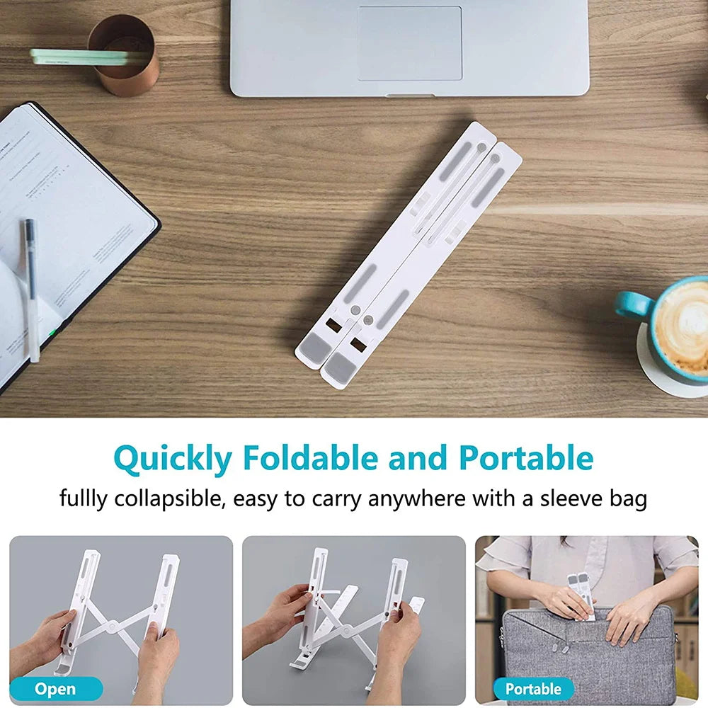 Portable Laptop Stand Notebook Stands Adjustable Ergonomic Laptop Support Base Holder for Macbook Computer Accessories Bracket