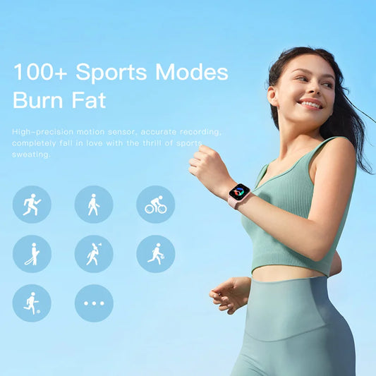 Smart Watches for Man Original 1.83 Inch HD Screen Receive Call Message Reminder Music Play AI Voice Multifunctional Smartwatch