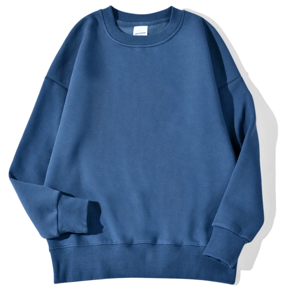 DIY 14 Colors Available Hip Hop Culture Man Sweatshirt Autumn Oversize Simple Pullover Street S-Xxl Comfort