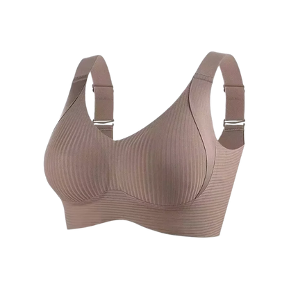 Plus Size Seamless Bra - Wireless Lift Anti-Sagging, Breathable Wide Strap Comfort for Women Daily & Sports