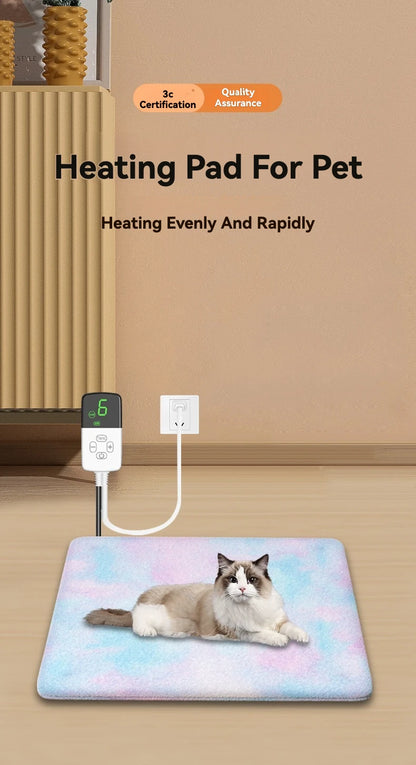 Adjustable Temperature Waterproof Pet Heating Pad Electric Blanket Winter Warmer Dog Mattress for Cats And Dogs US/EU