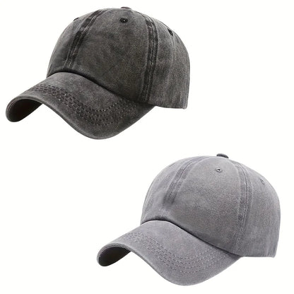 Men Women Unisex Baseball Cap Adjustable Solid Color Casual Hat Stretchy Fabric for Sports Secure Drawstring Closure Dad Hat