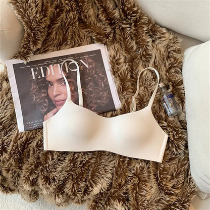 Seamless Bras For Women Small Chest 1/2 Cup Push Up Bra Non-Wire Bra Women Support Underwear Sexy Lingerie Female Intimates