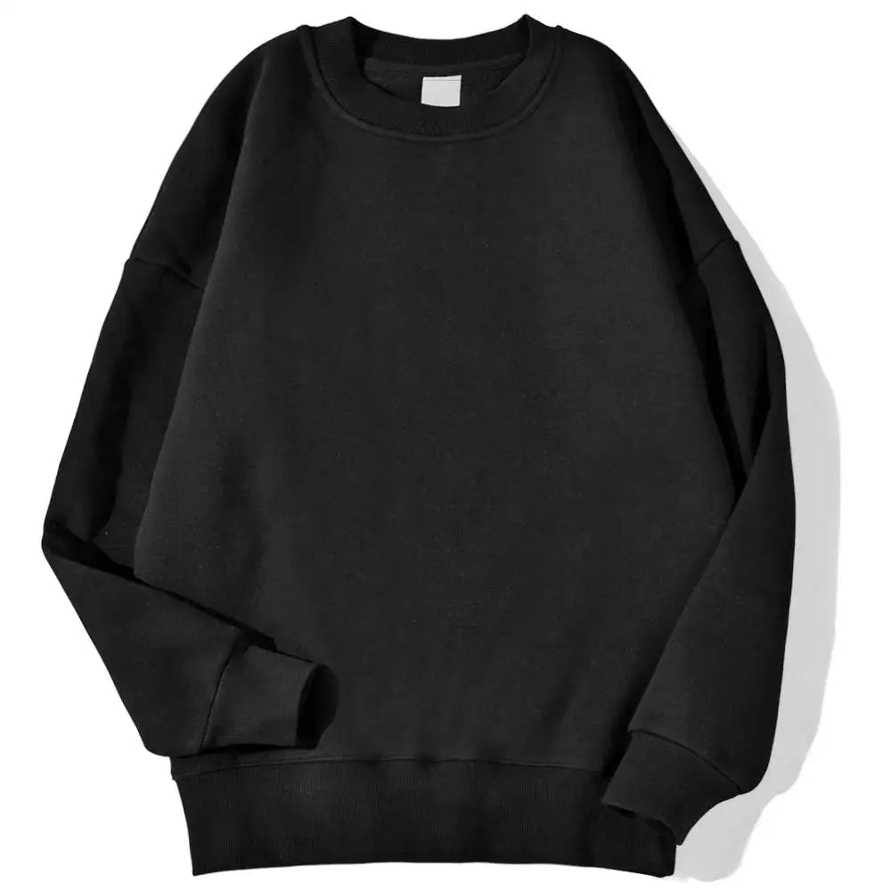 DIY 14 Colors Available Hip Hop Culture Man Sweatshirt Autumn Oversize Simple Pullover Street S-Xxl Comfort