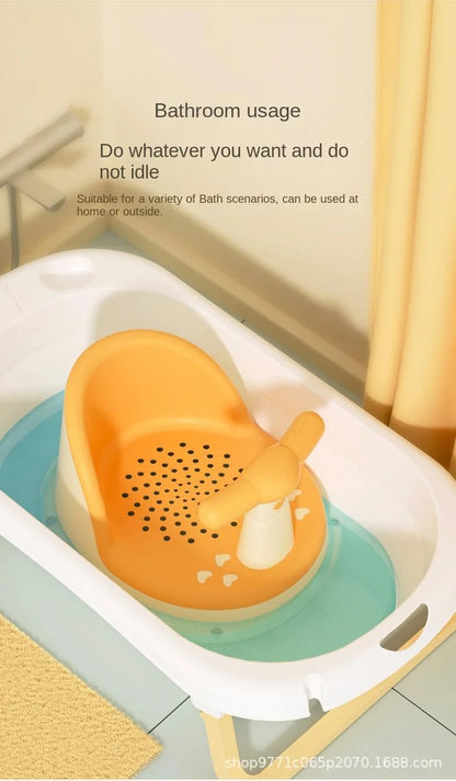 Children's Shower Seat Portable Shower Stand for Newborns and Young Children Children's Growth Accessories